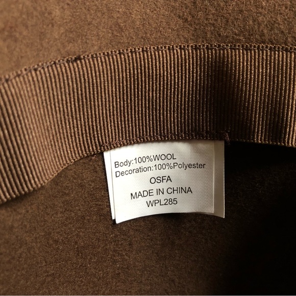 100% Wool Vintage-Style Bucket Hat - Picture 4 of 4